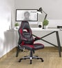 Madrid Leatherette Gaming Chair in Black & Red Colour