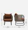Madrid Rope 2+1+1 Sofa Set In Brown Finish