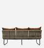 Madrid Rope 2+1+1 Sofa Set In Brown Finish
