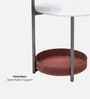 Madrid Side Table In Brown Color