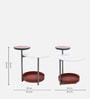 Madrid Side Table In Brown Color