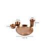 Madurai Tamra (Set of 4) Copper Dinner Set