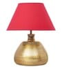 Regis Customized Cotton Fabric Shade Night Lamp With Metal Base