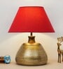 Regis Customized Cotton Fabric Shade Night Lamp With Metal Base