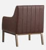 Magan Leatheratte Arm Chair in Brown Colour