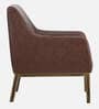 Magan Leatheratte Arm Chair in Brown Colour