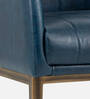 Magan Leatheratte Arm Chair in Turkish Blue Colour