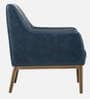 Magan Leatheratte Arm Chair in Turkish Blue Colour