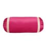 Magenta and Cream Stripes TC Velevt 2 Bolster Covers