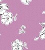 Magenta Floral 152 TC Microfiber King Sized Bed Sheets with 2 Pillow Covers