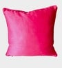 Magenta Silk blend Honeycomb Brocade 16x16 inches Cushion Covers (Set of 2)
