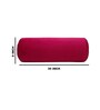 Magenta Solid 200 TC Velevt 2 Bolster Covers