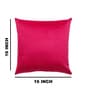 Magenta Velevt Solids 16x16 inches  Regular Cushion Covers  (2Pcs)