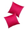 Magenta Velevt Solids 24x24 inches  Large Cushion Covers  (2Pcs)