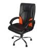 Magic High Back Executive Office Chair in Black & Orange Colour