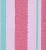Pink & Grey Striped 240 TC Cotton King Size (Large) Bedsheet With 2 Pillow Covers Magical Linea Collection