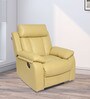 Magna 1 Seater Manual Recliner in Beige Colour