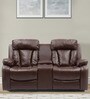 Magna 2 Seater Recliner in Dark Brown Colour
