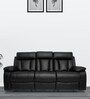 Magna 3 Seater Manual Reclinerin Black Colour Magna 3 Seater Manual Reclinerin Black Colour