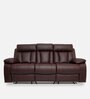 Magna 3 Seater Recliner in Brown Colour