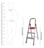 3 Steps 3.9 Ft Aluminium Step Ladder