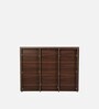 Magna Queen Size Bed in Darkbrown Finish with Hydraulic Storage