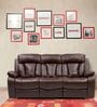 Magna 3 Seater Recliner in Dark Brown Colour