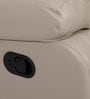 Magna Three Seater Recliner with 2 Recliners in Beige Leatherette
