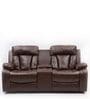 Magna 2 Seater Recliner in Dark Brown Colour