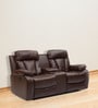 Magna 2 Seater Recliner in Dark Brown Colour