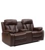 Magna 2 Seater Recliner in Dark Brown Colour
