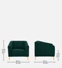 Magnanimous Slipper Chair in Green Colour