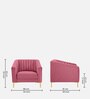 Magnanimous Slipper Chair in Pink Colour
