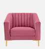 Magnanimous Slipper Chair in Pink Colour