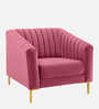 Magnanimous Slipper Chair in Pink Colour