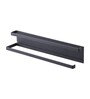 Black Carbon Steel Magnetic Double Tissue Holder