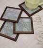 Magnolia Green  Cotton 4 Pcs Coasters