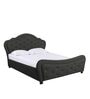 Magnum Fabric Upholstered King Size Bed in Gray Colour