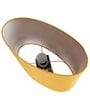 Mylo Yellow Cotton Shade Shelf Floor Lamp With Birch Ply Base