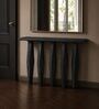 Magnum Wooden Console Table In Black Colour