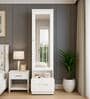 Magnus Dresser with Storage in Mist White Colour