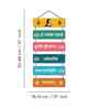Maha Mrityunjaya Mantra Wooden Wall Hanging for Living Room Home Decor