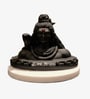 Black Mahadev ji statue Idol with marble base