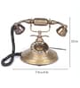 Maharaja Working Telephone In Golden
Brass Showpiece