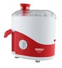 Maharaja Whiteline 2 Jars 450W  Red Juicer Mixer Grinder (Model No: ODACIO)