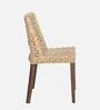 Mahi Wicker Cafe Chair in Walnut Colour