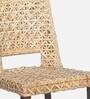 Mahi Wicker Cafe Chair in Walnut Colour