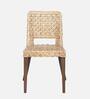 Mahi Wicker Cafe Chair in Walnut Colour