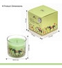 Mahogany Apple Glass Candle (Green)