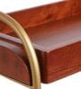 Mahogany Collection Rustic Charm CasaDuo Kitchen Organizer